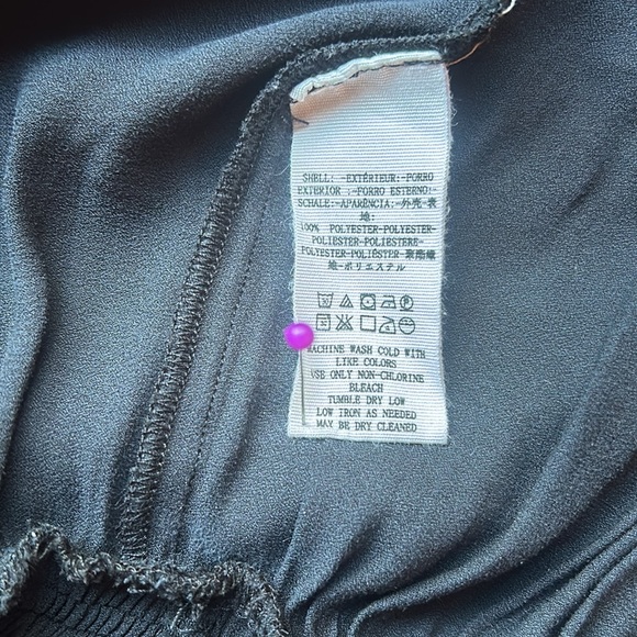 FREE PEOPLE - V-NecK, Mini Navy Dress - Size: M - Picture 4 of 6